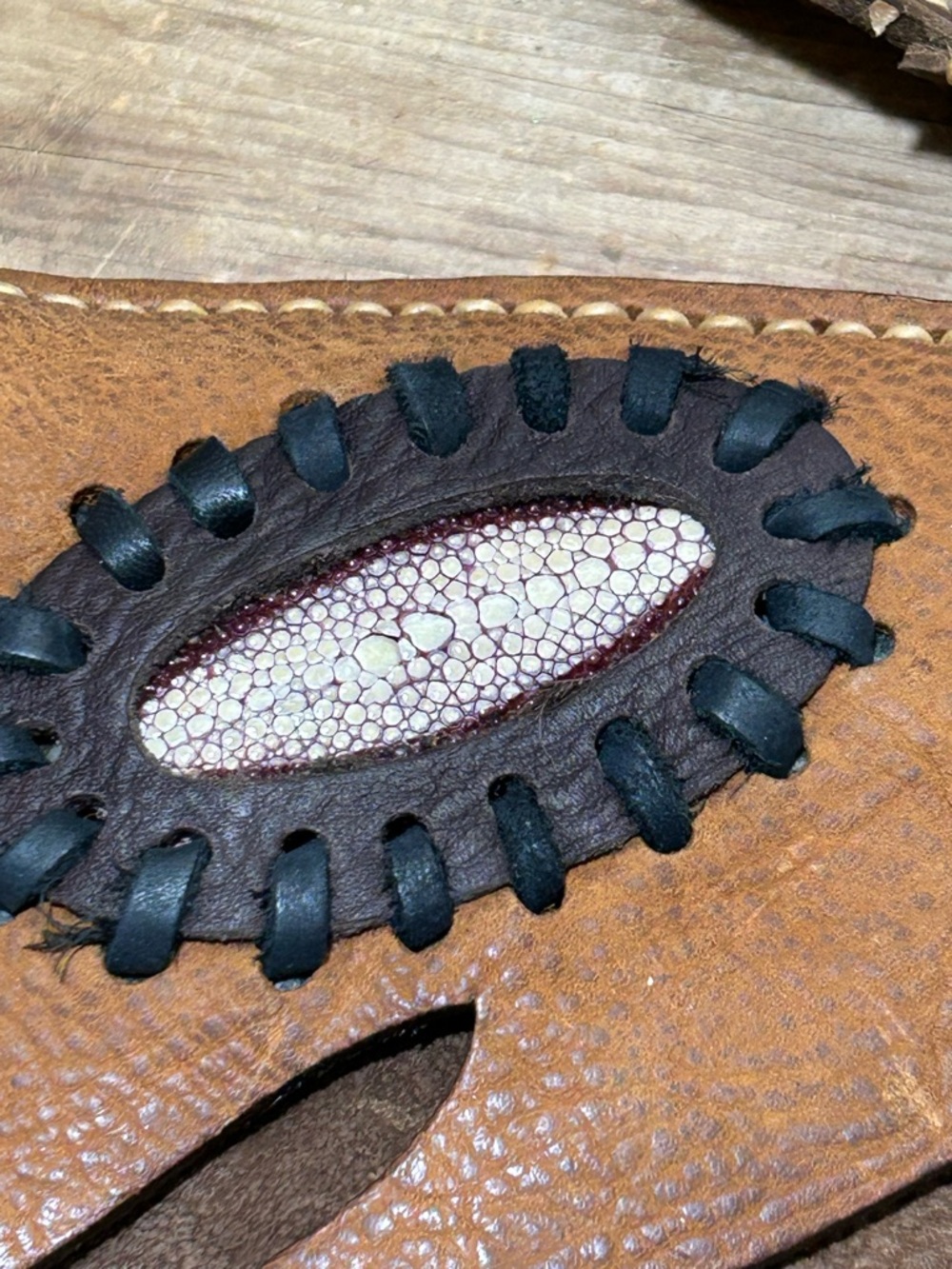 Handmade Buffalo Leather Mini Crossbody - Picture 2 of 9